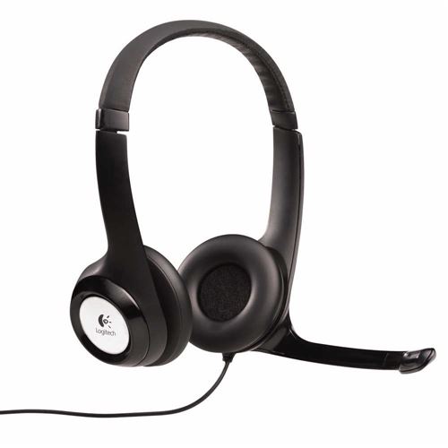 Logitech H390 ClearChat Comfort USB Headset - Black; Noise Cancellation  Microphone; Inline Volume; Mute Controls - Micro Center
