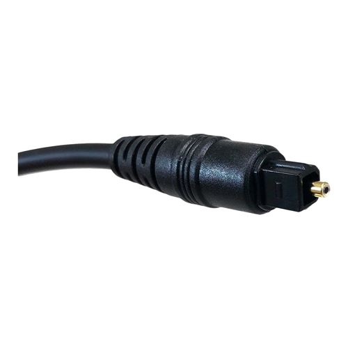 Micro Connectors 12 ft. Toslink Digital Optical Cable - Black - Micro Center