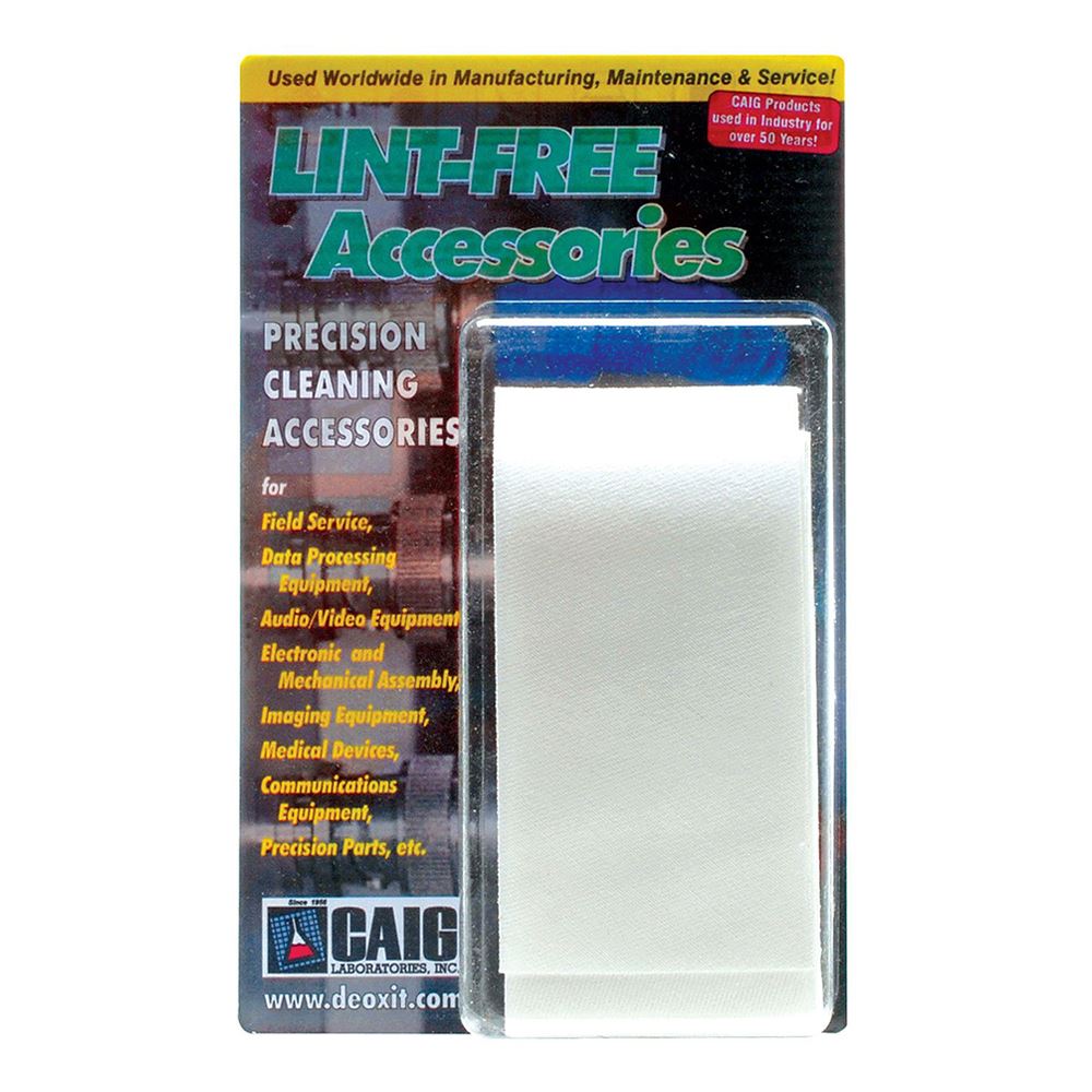 CAIG Laboratories LintFree Cotton Cloth 50 Pack Micro Center