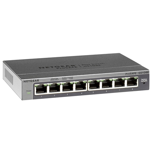 NETGEAR GS105NA 5-Port Gigabit Ethernet Unmanaged Switch; Desktop, ProSAFE  Limited Lifetime Protection - Micro Center