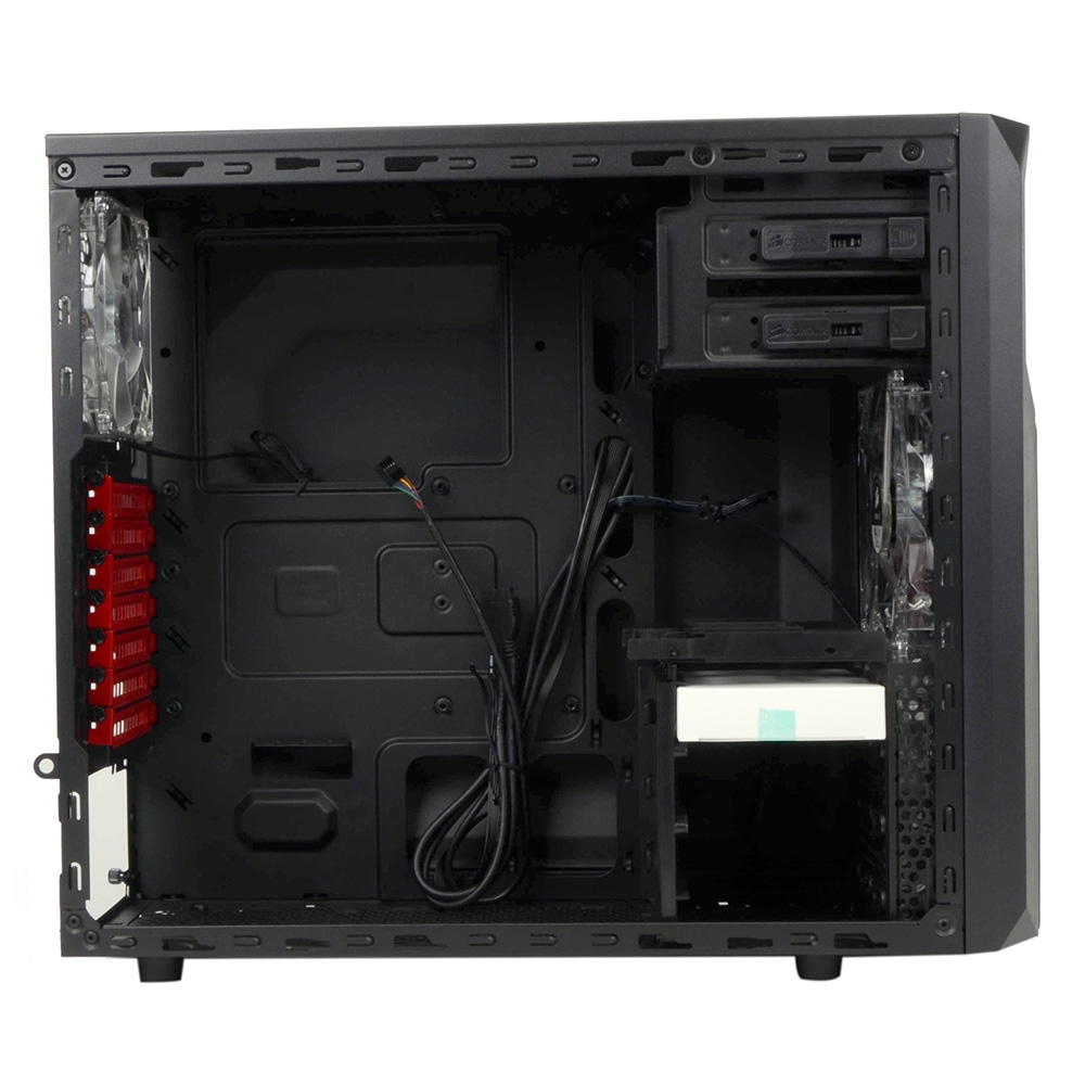 Micro Center Carbide SPEC02 Redshift Special Edition ATX MidTower