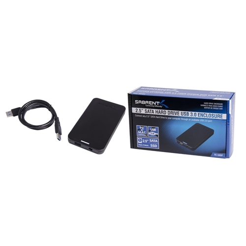 Sabrent 2.5 SATA Hard Drive USB 3.0 Enclosure - Micro Center