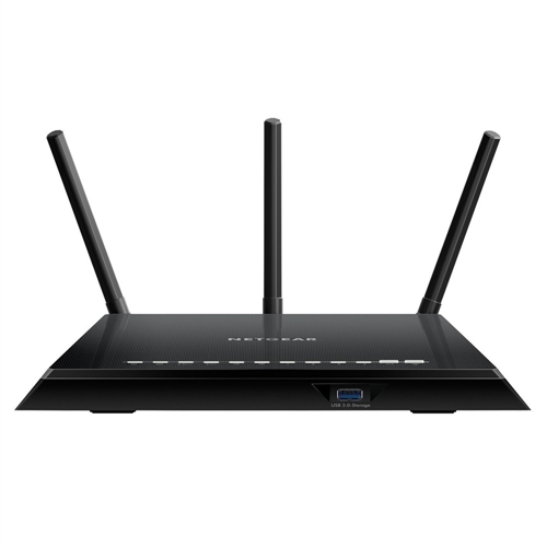 R6400 AC1750 Dual Band Gigabit Smart WiFi Router; 2 x USB 3.1 (Gen 1 Type-A) Ports; Connect 12 or more Wireless - Micro Center