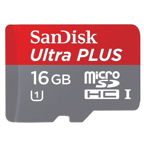 Pompeii wallpaper tube SanDisk Ultra Plus MicroSDHC Memory Card with Adapter, 16GB - Micro Center