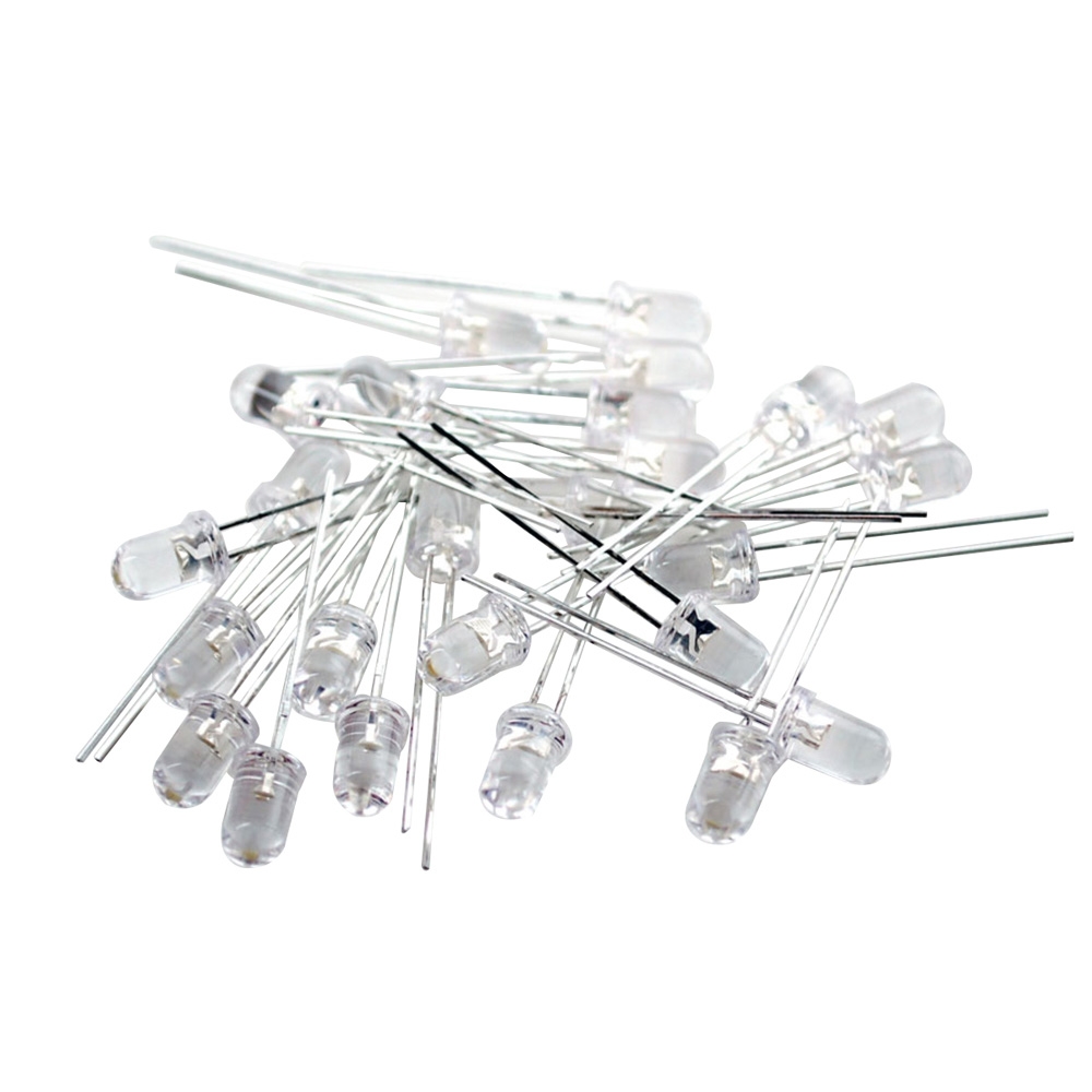 Adafruit Industries Super Bright White 5mm Led 25 Pack Micro Center