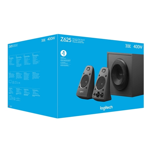 Logitech Z625 Powerful THX Sound 2.1 Channel Computer Speakers 