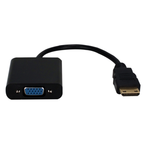 fyrværkeri Decode Vædde QVS Mini-HDMI to VGA Video Converter - Micro Center