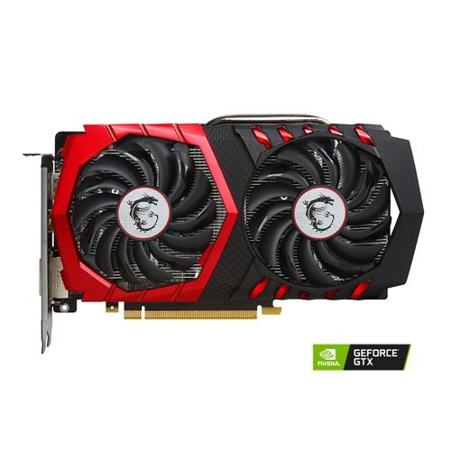 MSI NVIDIA GeForce GTX 1050 Ti GAMING X Overclocked Dual-Fan 4GB