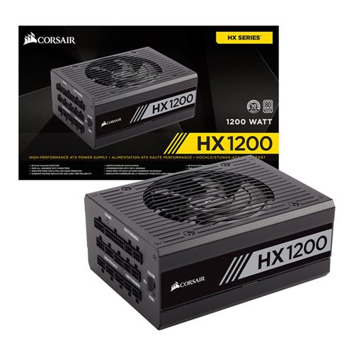 CORSAIR (HX1200) 80PLUS 1200W 高効率電源ユニット-