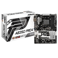 Asrock Ab350 Pro4 Am4 Atx Amd Motherboard Micro Center