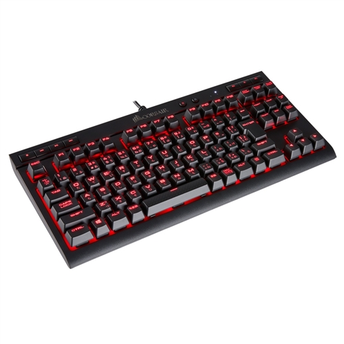 Corsair Compact Illuminated Mechanical Gaming Keyboard - Cherry MX Red - Micro Center