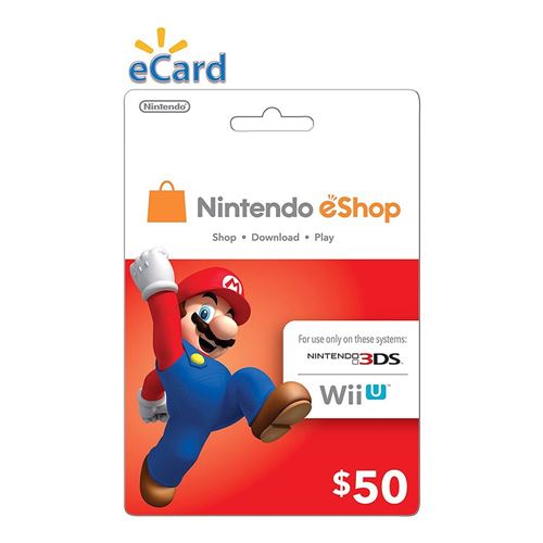 Buy Nintendo eShop Card 50 EUR Nintendo eShop EUROPE - Cheap - !