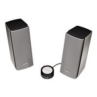 Used Bose Companion 20 Multimedia Speaker System, Silver 329509-1300