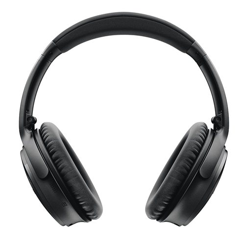 en milliard Marine Sudan Bose QuietComfort 35 II Active Noise Canceling Wireless Bluetooth  Headphones - Black; Around-Ear; Up to 20 Hours of - Micro Center