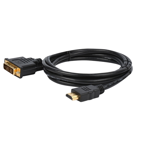 Ongelijkheid feit Blind vertrouwen Inland HDMI Male to DVI-D Male Cable 3.3 ft. - Black - Micro Center