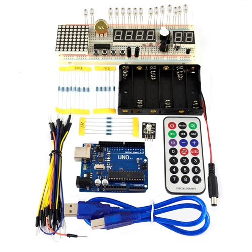 Roinco Arduino UNO Multipurpose Starter Kit for Beginners (Learn Basic -  Intermediate - Advance in 20 Days)