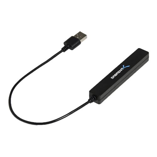 Sabrent USB 2.0 4-Port Slim Hub - Micro Center