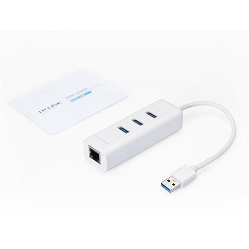 USB-C Gigabit Ethernet Converter Adapter with 3-Port USB 3.0 Hub - Ethernet  Network Adapters - Ethernet Network Adapters - Networking