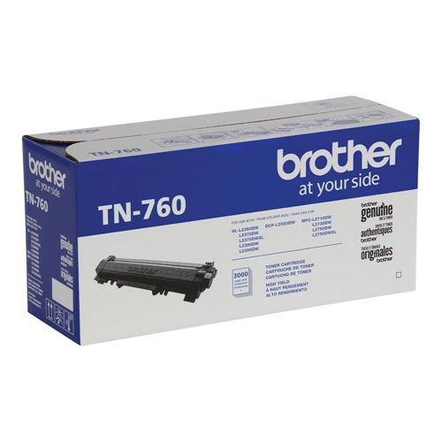 Yellowish Trademark Pigment Brother TN760 High Yield Black Toner Cartridge - Micro Center