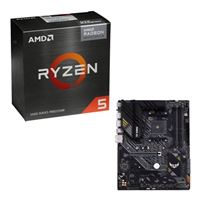 AMD Ryzen 5 5600G with Wraith Stealth Cooler, ASUS B550-PLUS TUF Gaming, CPU / Motherboard Combo