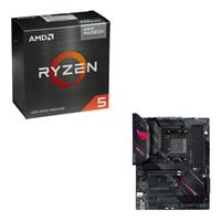  AMD Ryzen 5 5600G, ASUS B550-F ROG Strix Gaming, CPU / Motherboard Combo