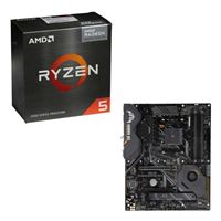  AMD Ryzen 5 5600G, ASUS X570 TUF Gaming Plus WiFi, CPU / Motherboard Combo