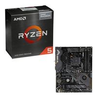  AMD Ryzen 5 5600G, ASUS X570 TUF Gaming Plus WiFi, CPU / Motherboard Combo