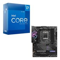  Intel Core i7-12700K, MSI Z690 MPG Carbon WiFi DDR5, CPU / Motherboard Combo