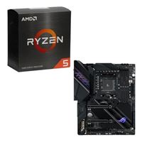  AMD Ryzen 5 5600X with Wraith Stealth Cooler, ASUS X570 ROG Crosshair VIII Dark Hero, CPU / Motherboard Combo