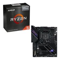  AMD Ryzen 5 5600G with Wraith Stealth Cooler, ASUS X570 ROG Crosshair VIII Dark Hero, CPU / Motherboard Combo