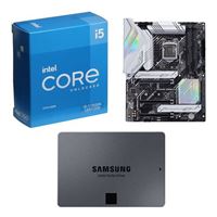  Intel Core i7-11700K, ASUS Z590-E ROG STRIX Gaming WiFi, Crucial Ballistix Gaming RGB 16GB DDR4-3200 Memory, Computer Build Combo