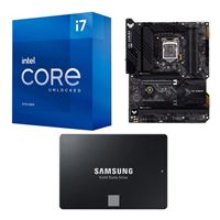  Intel Core i7-11700K, ASUS Z590-A PRIME, Samsung 870 QVO 2TB 2.5 SSD, Computer Build Combo