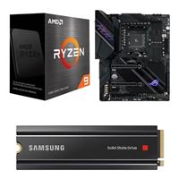  AMD Ryzen 9 5950X, ASUS X570 ROG Crosshair VIII, Samsung 980 Pro 1TB Gen 4 x4 NVMe, Computer Build Combo