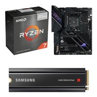  AMD Ryzen 7 5700G with Wraith Stealth cooler, ASUS X570 ROG Crosshair VIII, Samsung 980 Pro 1TB Gen 4 x4 NVMe, Computer Build Combo
