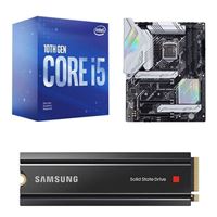  Intel Core i5 10400 with Intel stock cooler, ASUS Z590-A Prime, Samsung 980 Pro 1TB Gen 4 x4 NVMe, Computer Build Combo