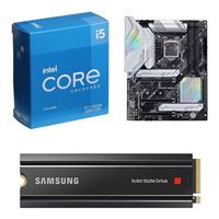  Intel Core i5 11600K, ASUS Z590-A Prime, Samsung 980 Pro 1TB Gen 4 x4 NVMe, Computer Build Combo