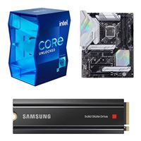  Intel Core i9 11900K, ASUS Z590-A Prime, Samsung 980 Pro 1TB Gen 4 x4 NVMe, Computer Build Combo