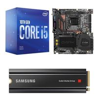  Intel Core i5 10400 with Intel stock cooler, EVGA Z590 Dark, Samsung 980 Pro 1TB Gen 4 x4 NVMe, Computer Build Combo