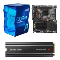  Intel Core i9 11900K, EVGA Z590 Dark, Samsung 980 Pro 1TB Gen 4 x4 NVMe, Computer Build Combo