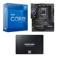  Intel Core i7-12700K, MSI Z690 MPG Carbon WiFi DDR5, Samsung 870 EVO 2TB 2.5" SSD, Computer Build Combo