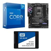  Intel Core i7-12700K, MSI Z690 MPG Carbon WiFi DDR5, WD Blue 1TB 2.5" SSD, Computer Build Combo