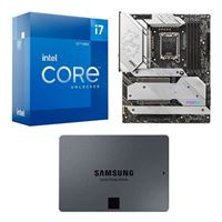  Intel Core i7-12700K, MSI Z690 MPG Force WiFi DDR5, Samsung 870 QVO 2TB 2.5" SSD, Computer Build Combo
