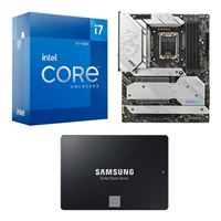  Intel Core i7-12700K, MSI Z690 MPG Force WiFi DDR5, Samsung 870 EVO 2TB 2.5" SSD, Computer Build Combo
