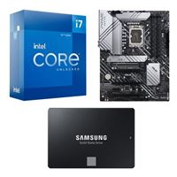  Intel Core i7-12700K, ASUS Z690-A Prime DDR5, Samsung 870 EVO 1TB 2.5&quot; SSD, Computer Build Combo