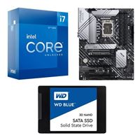  Intel Core i7-12700K, ASUS Z690-A Prime DDR5, WD Blue 1TB 2.5&quot; SSD, Computer Build Combo