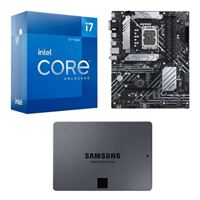  Intel Core i7-12700K, ASUS B660-PLUS Prime D4, Samsung 870 QVO 2TB 2.5" SSD, Computer Build Combo