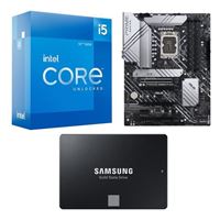  Intel Core i5-12600K, ASUS Z690-A Prime DDR5, Samsung 870 EVO 1TB 2.5" SSD, Computer Build Combo