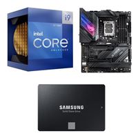  Intel Core i9-12900K, ASUS Z690-E ROG Strix Gaming WiFi DDR5, Samsung 870 EVO 2TB 2.5" SSD, Computer Build Combo