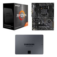  AMD Ryzen 7 5800X, ASUS X570 TUF Gaming Plus WiFi, Samsung 870 QVO 2TB 2.5" SSD, Computer Build Combo
