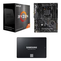  AMD Ryzen 7 5800X, ASUS X570 TUF Gaming Plus WiFi, Samsung 870 EVO 2TB 2.5" SSD, Computer Build Combo
